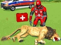 Leikur Dýra björgunar vélmenni hetja á netinu