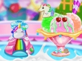 Leikur Unicorn Ice Cream Corn Maker á netinu