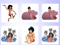 Leikur Mowgli Minniskort Match  á netinu