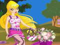 Leikur Winx Stella og hvolpur  á netinu