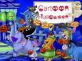 Leikur Teiknimynd Halloween Slide Puzzle  á netinu