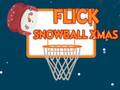 Leikur Flick Snowball jól  á netinu