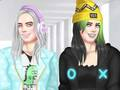 Leikur Billie Eilish makeover á netinu