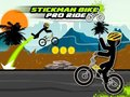 Leikur Stickman Bike Pro Ride á netinu