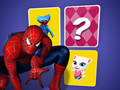 Leikur Spiderman minniskortaleikur á netinu