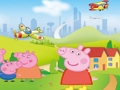 Leikur Peppa Pig Slide á netinu