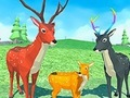 Leikur Deer Simulator Dýrafjölskylda  á netinu