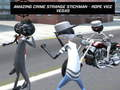 Leikur Ótrúlegur glæpur Strange Stickman reipi Vice Vegas á netinu