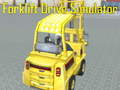 Leikur Forklift Drive hermir  á netinu