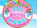 Leikur Baby Taylor sætur Pony Care á netinu
