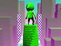 Leikur Stack turn litir keyra 3d-Tower run cube brimbretti  á netinu
