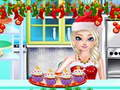 Leikur Systir Princess Christmas Cupcake Maker  á netinu