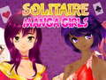 Leikur Solitaire manga stelpur á netinu