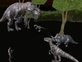 Leikur Midnight Multiplayer Risaeðluveiði  á netinu