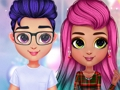 Leikur Jólaveisla Rainbow Girls  á netinu