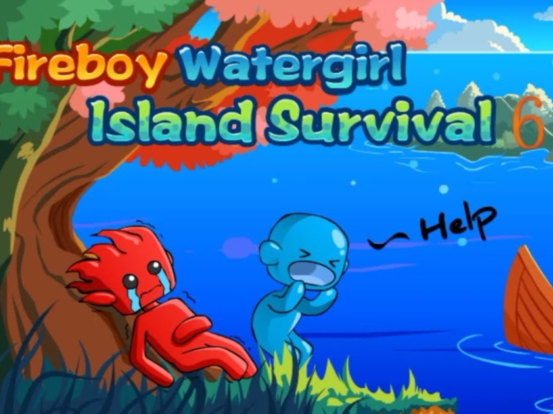 Leikur Survival Fire and Water Island 6 á netinu