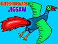 Leikur Sætur Dinosuars Jigsaw  á netinu