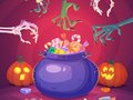 Leikur Sætur Halloween skrímsli  á netinu