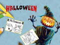 Leikur Halloween litabók  á netinu