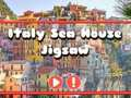 Leikur Ítalía Sea House Jigsaw  á netinu