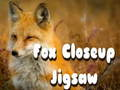 Leikur Fox nærmynd púsluspil á netinu