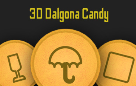 Leikur 3D Dalgona nammi  á netinu