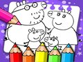 Leikur Peppa Pig litabók  á netinu