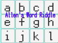 Leikur Orð Riddle Allen á netinu