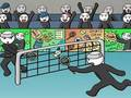 Leikur Stickman Mynd Badminton 3 á netinu