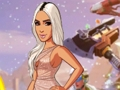 Leikur Kim Kardashian klæða sig upp  á netinu