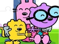 Leikur Vá! Vá! Wubzy! : púsluspil  á netinu