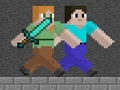 Leikur Steve og Alex Dragon Egg  á netinu