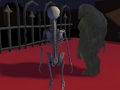 Leikur 2ja spilara Parkour Halloween Challenge  á netinu