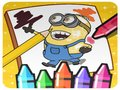 Leikur Litarefni Minion  á netinu