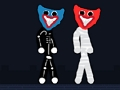 Leikur Stickman Huggy Creepy Holiday  á netinu