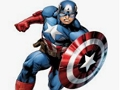 Leikur Litabók fyrir Captain America  á netinu