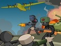 Leikur Stickman WW2 á netinu