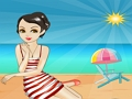 Leikur Beach Girl Dressup á netinu