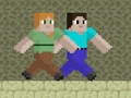 Leikur Steve og Alex Ender World  á netinu