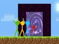 Leikur Stickman Parkour Skyland á netinu