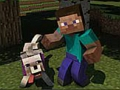 Leikur Minicraft: Steve og Wolf Adventure á netinu