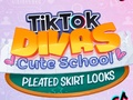 Leikur TikTok Divas Sætur skóla plíseruðu pilsútlit  á netinu