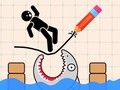 Leikur Teiknaðu og vistaðu Stickman  á netinu