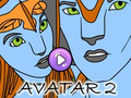 Leikur Avatar 2 litabók  á netinu