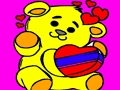 Leikur Auðvelt litarefni Valentine  á netinu