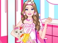 Leikur Barbie með kisu  á netinu