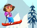 Leikur Dora Ski Jump  á netinu
