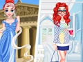 Leikur Forn prinsessa vs nútíma útlit  á netinu