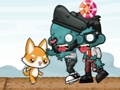Leikur Doggy vs zombie á netinu