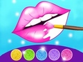 Leikur Glitter Lips litaleikur  á netinu